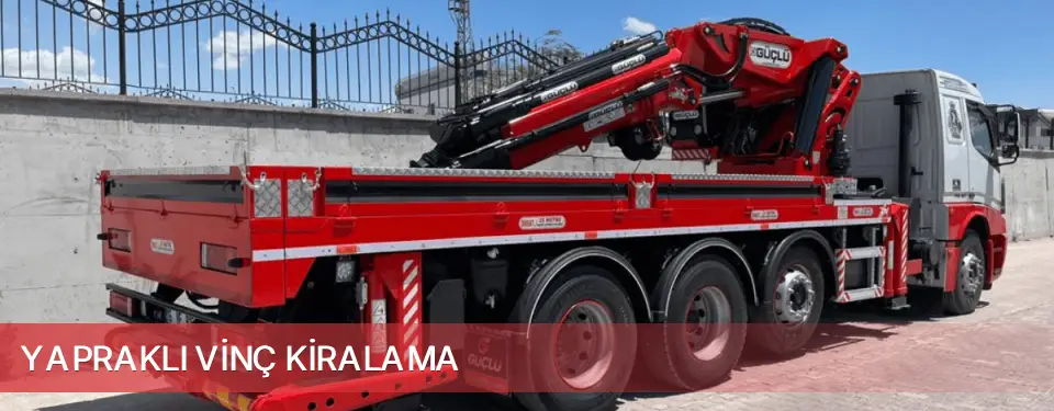 Yapraklı İlçemi Vinç Kiralama